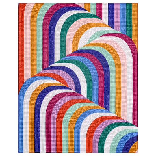 Michaels, Jonathan Adler x Michaels 16" x 20" Vertigo Diamond Art Kit – Category: Diamond Painting